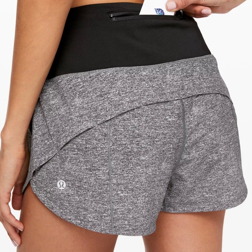 Lululemon Grey Speed Up Shorts
